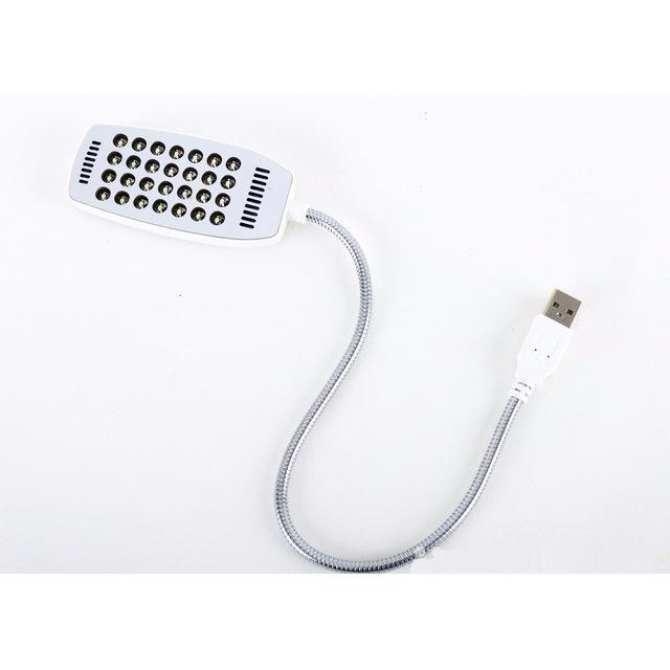 Đèn LED 28 bóng cổng USB (Trắng)