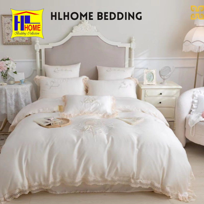 Bộ chăn ga tencel 100s công chúa