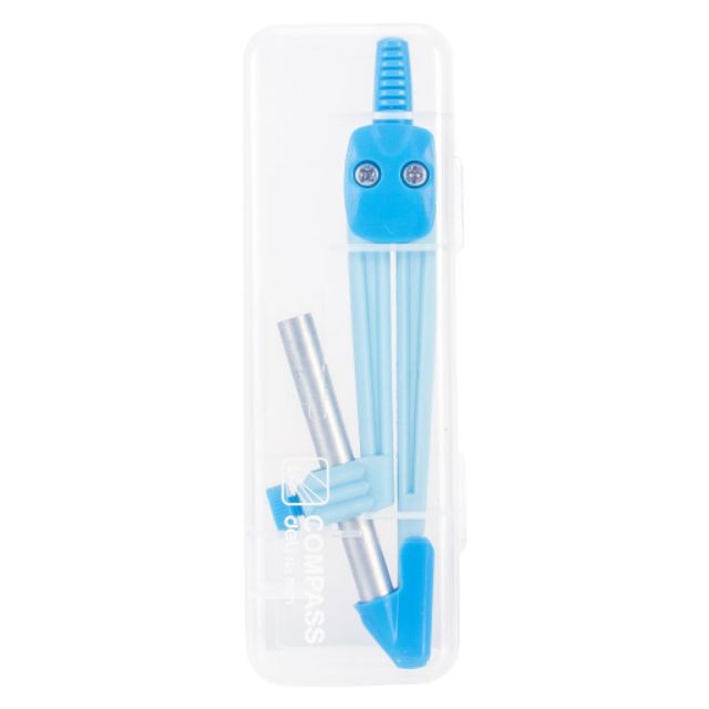 Compa Dùng Chì Gỗ Deli Mã 8621,Xanh/Hồng