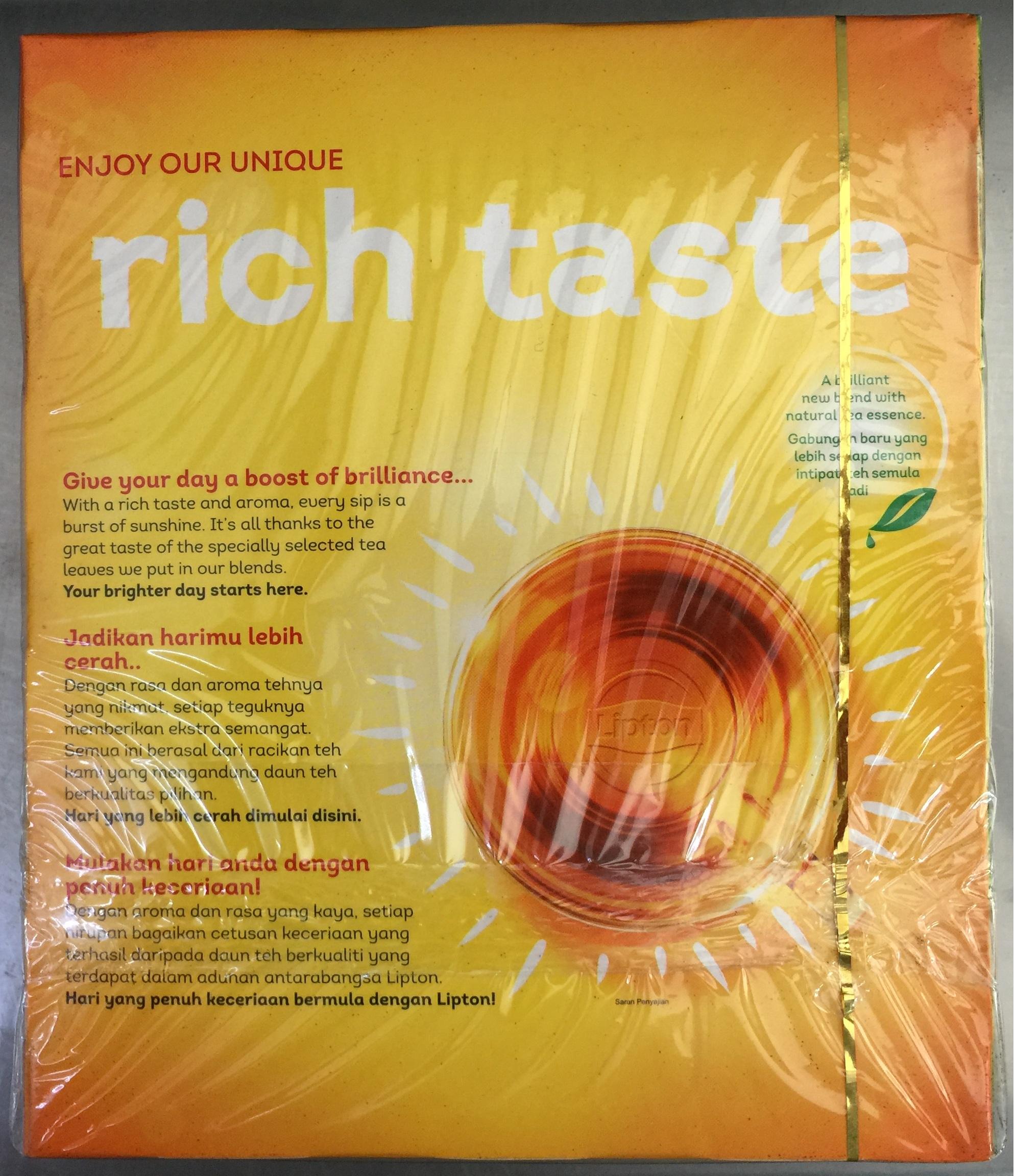 Trà Đen Túi Lọc Lipton 200g