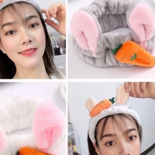Băng Đô Tai Thỏ Hình Cà Rốt