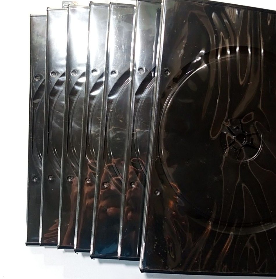 Hộp đựng đĩa CD, DVD nhựa đen / Hộp đựng 1 đĩa