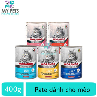 [HCM]Thức ăn Pate Morando cao cấp dành cho mèo - Lon 400g thumbnail