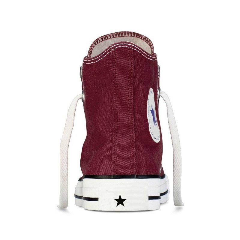 [HCM]Giày Vải Sneaker Thể Thao CV Cổ Cao Đỏ Đô Nữ