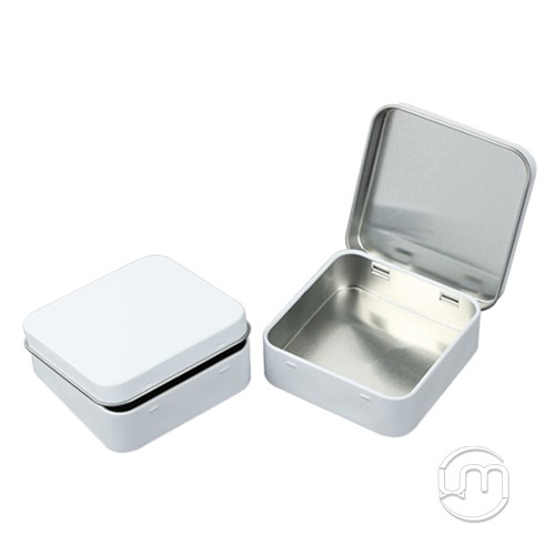 7*7*2.3cm-Hộp thiếc vuông nắp lật