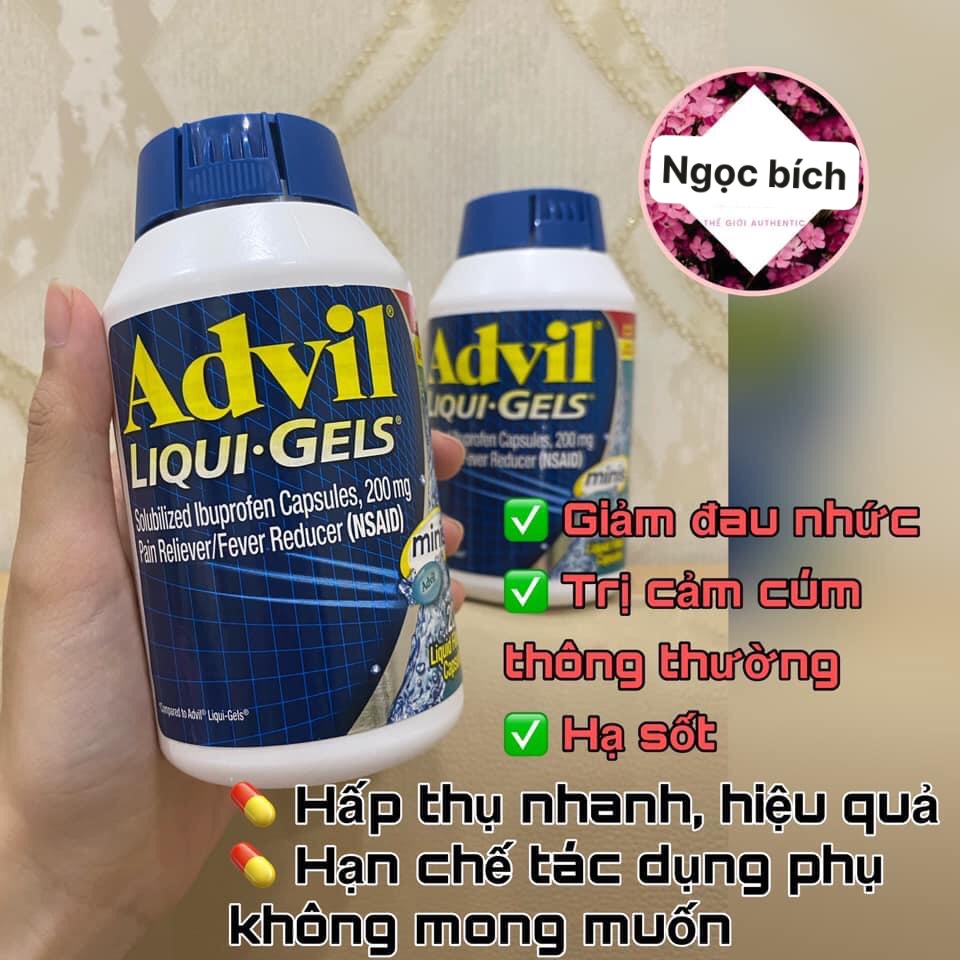 ADVIL GEL 200 VIÊN CỦA MỸ