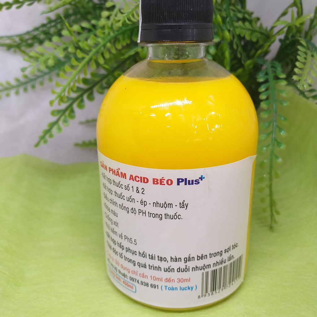 Hấp phục hồi tóc acid béo plus 500ml hỗ trợ uốn duỗi nhuộm