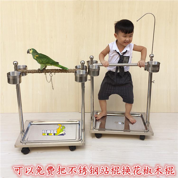 Cầu đứng inox chịu lực cho vẹt