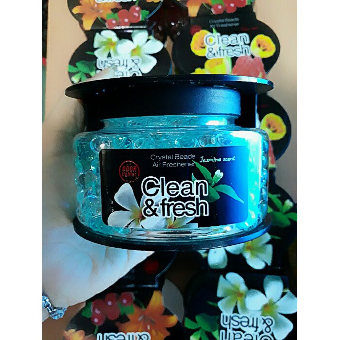 GEL THƠM KHỬ MÙI DẠNG HẠT PHA LÊ CLEAN & FRESH 160G
