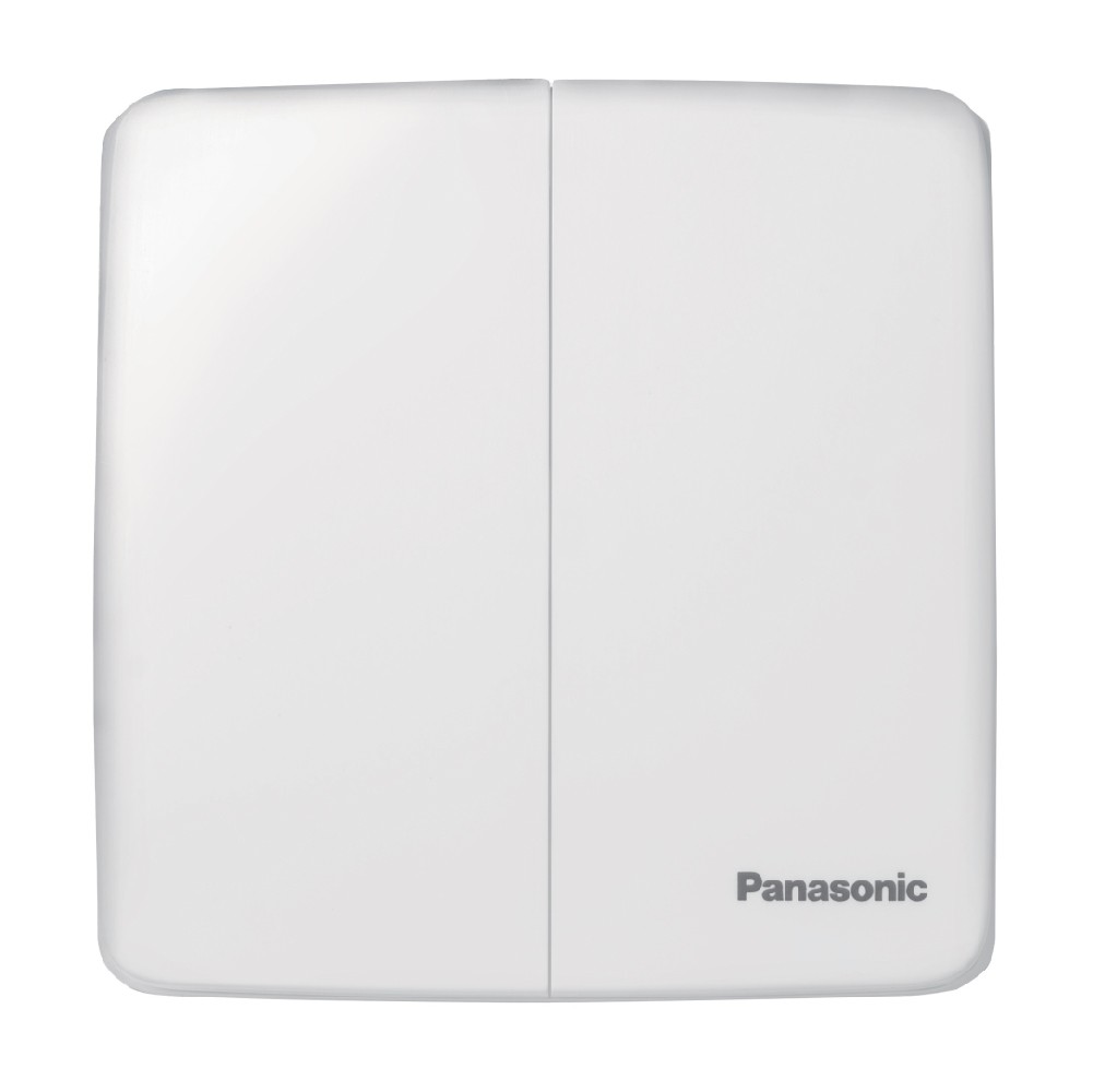 Bộ 2 công tắc 1 chiều Minerva Panasonic chính hãng (trắng - vàng ánh kim - xám ánh kim)