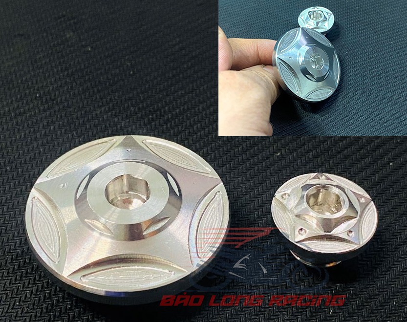 Ốc mâm lửa inox 304 mẫu ngôi sao xéo gắn xe máy wave,winner,dream...