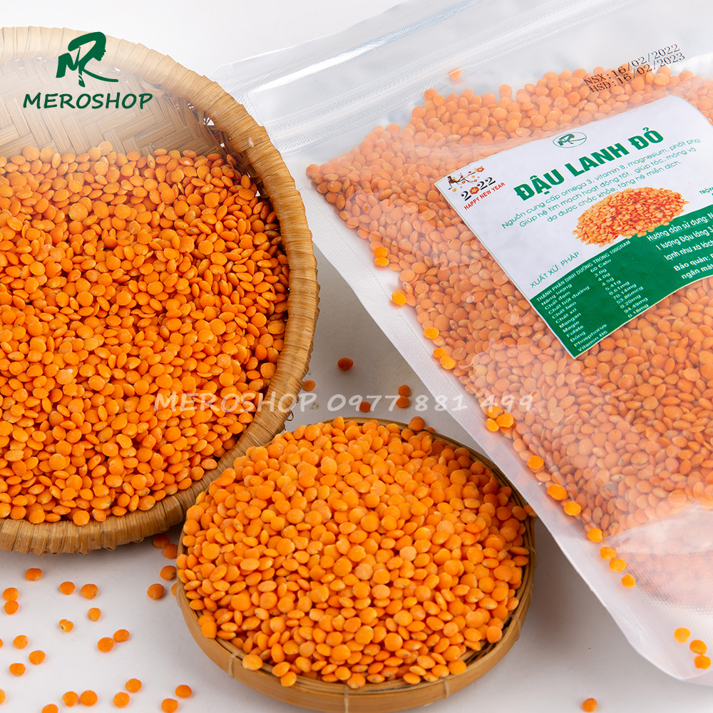 500GRAM ĐẬU LĂNG ĐỎ HẠT SỐNG