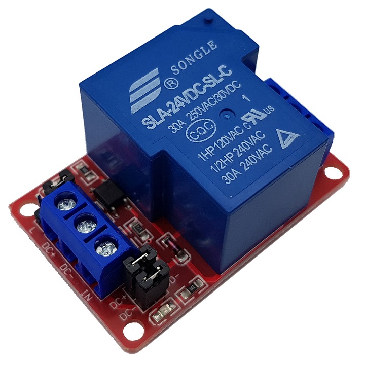 Module 1 Relay Với Opto Cách Ly Kích H/L 24V 30A