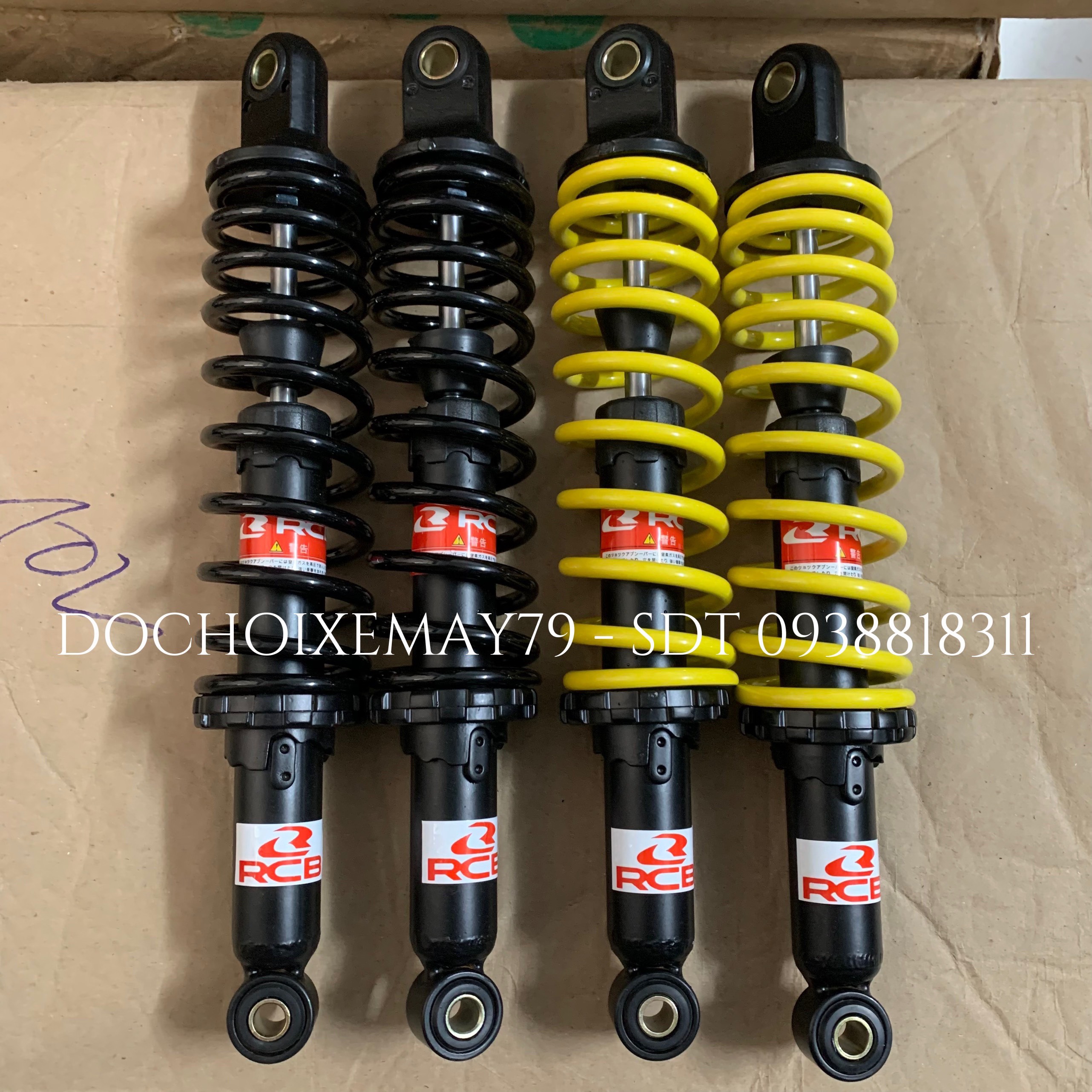 Phuộc sau RCB gắn Wave , Dream , Sirius