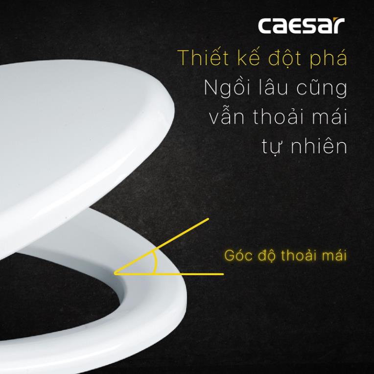 Nắp Bồn Cầu CAESAR M220 Đóng Thường