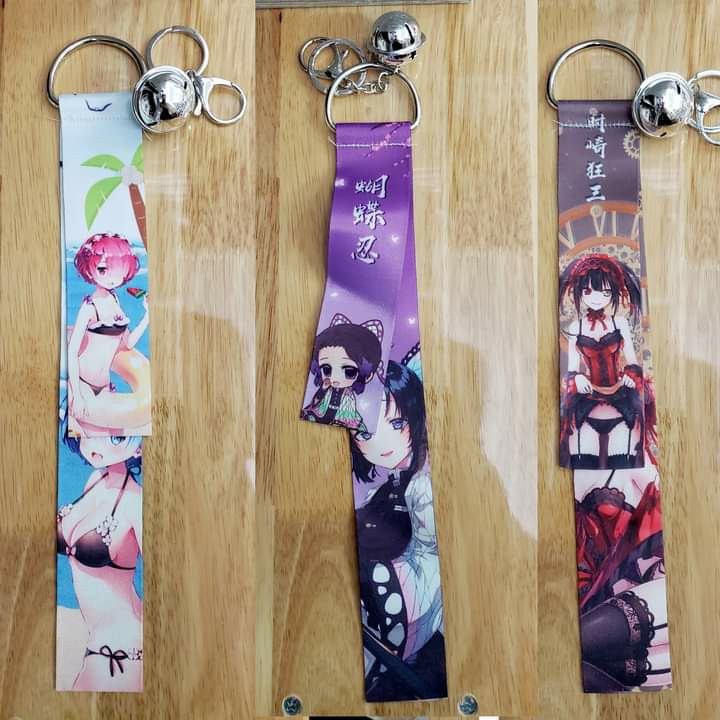 Móc khóa dây chuông Anime nhiều loại