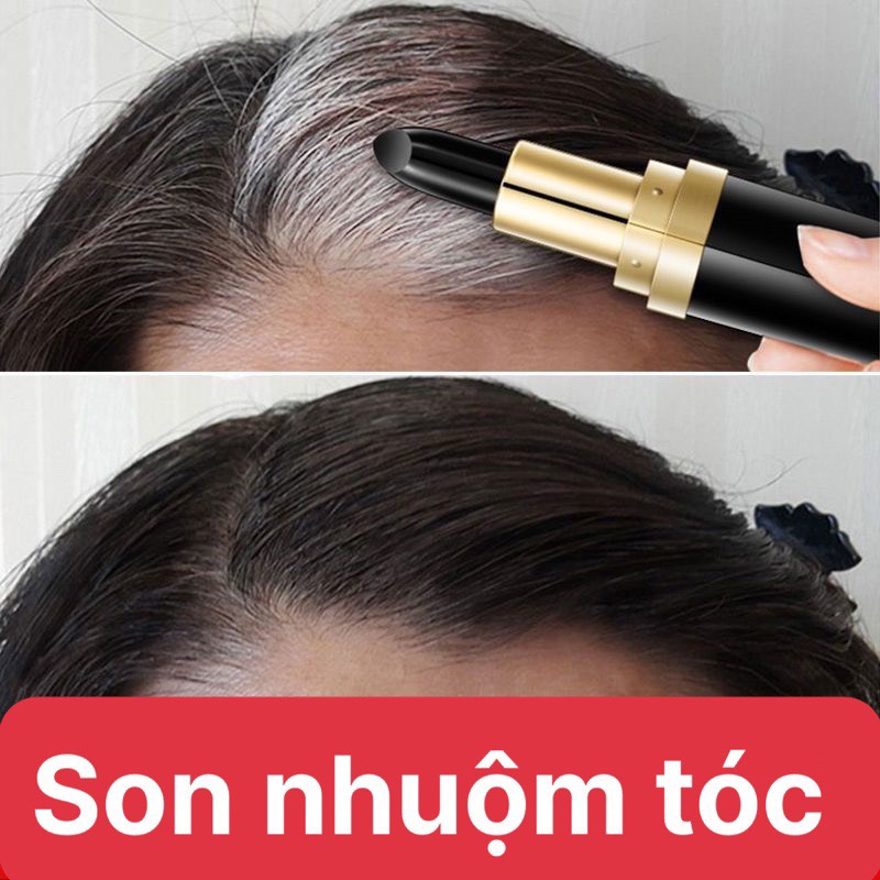 Son phủ tóc bạc OHICO Nhuộm tóc bạc tiện dụng 04Gr/Thỏi 03 Màu Chọn Lựa