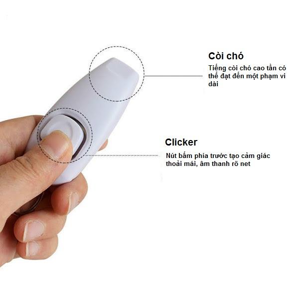 Clicker và còi 2 trong 1