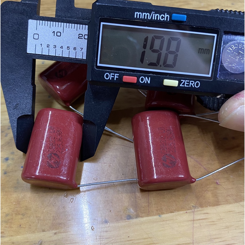 Tụ kẹo Nâu đỏ CBB22 225J 630v Set 5 Tụ