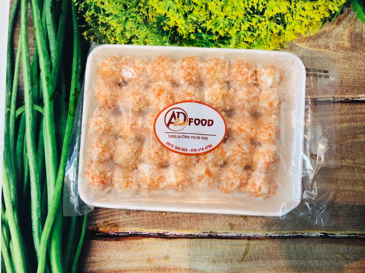 500gr VIÊN HẢI SẢN MAYONNAISE CỐM ĐỎ