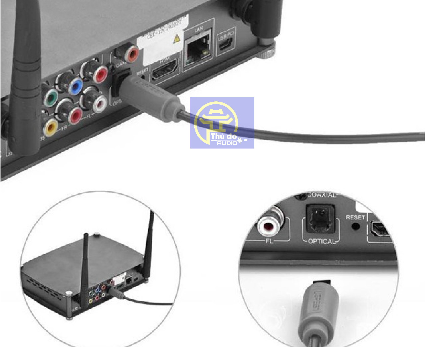 [CHÍNH HÃNG] Dây audio quang (Toslink, Optical) UGREEN AV122 dài từ 1M đến 3M