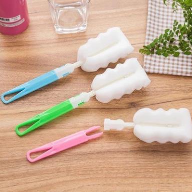 Que rửa cốc, bình sữa mút tiện dụng - Que rửa cốc bọt biển