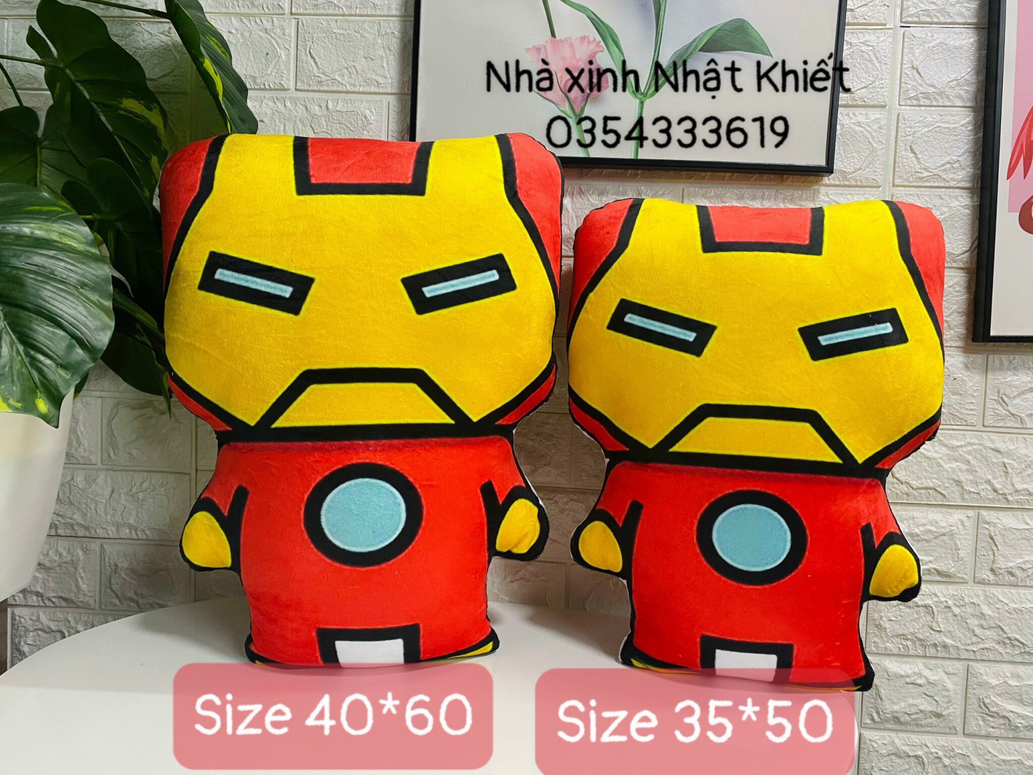Gối ôm, gối trang trí siêu nhân cho bé
