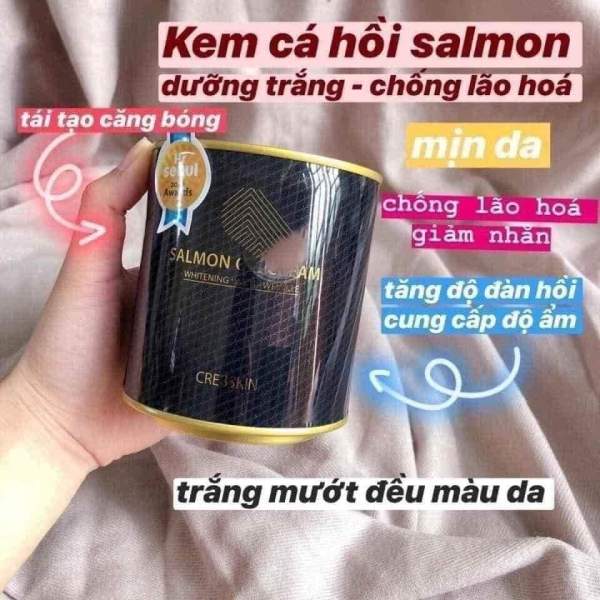 [HCM]Kem Dưỡng Da Cá Hồi Cre8skin Salmon Oil Cream Hàn Quốc nhập khẩu