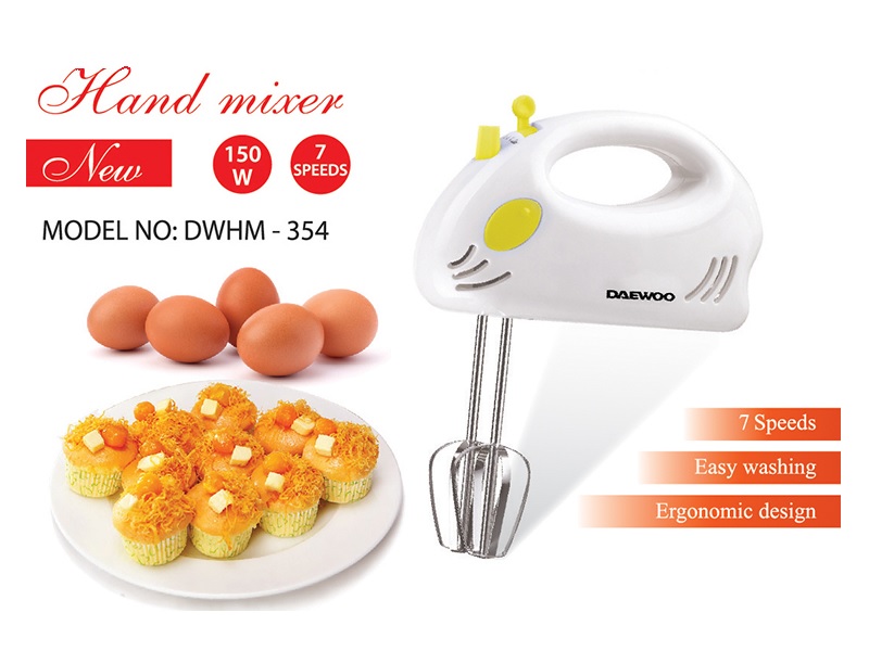 Máy đánh trứng cầm tay Daewoo DWHM-354