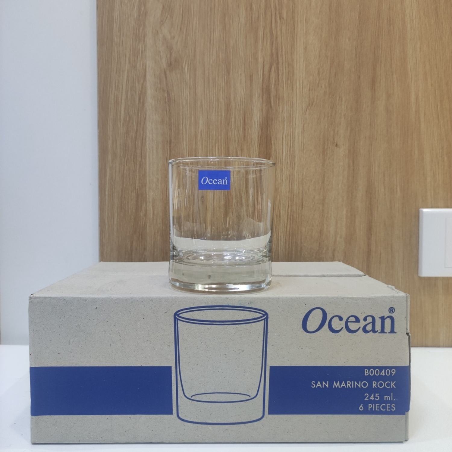 Bộ 6 cốc thủy tinh ocean b00409
