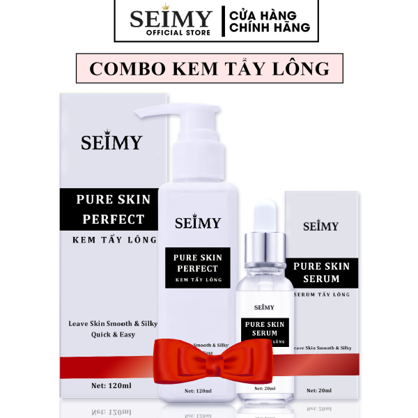 Kem Tẩy Lông Seimy - Pure Skin Perfect tẩy mọi loại lông vĩnh viễn nhanh gọn chỉ 5 phút mịn da