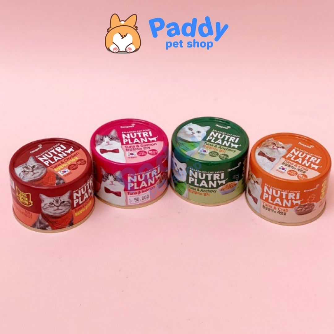Pate Nutri Plan Mèo Mọi Lứa Tuổi (Lon 160g)