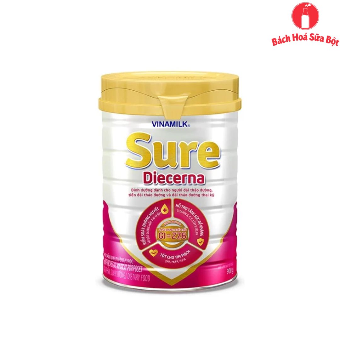 Sữa bột Sure Diecerna 900g (Dành cho người bệnh tiểu đường)