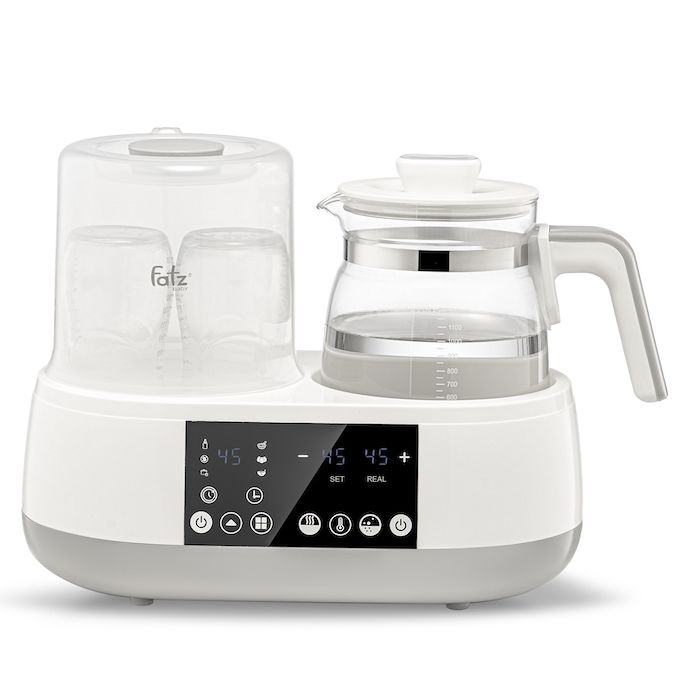 Máy hâm sữa cho bé fatzbaby fb9002sj 2 trong 1, bình đun nước hâm sữa, 9 chức năng chỉ trong 1 chiếc máy, bảo hành 1 năm, 1 đổi 1
