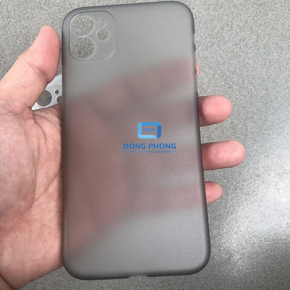 Combo 2 Ốp Lưng Trong Nhám Unibody iPhone 11 Mỏng Giấy