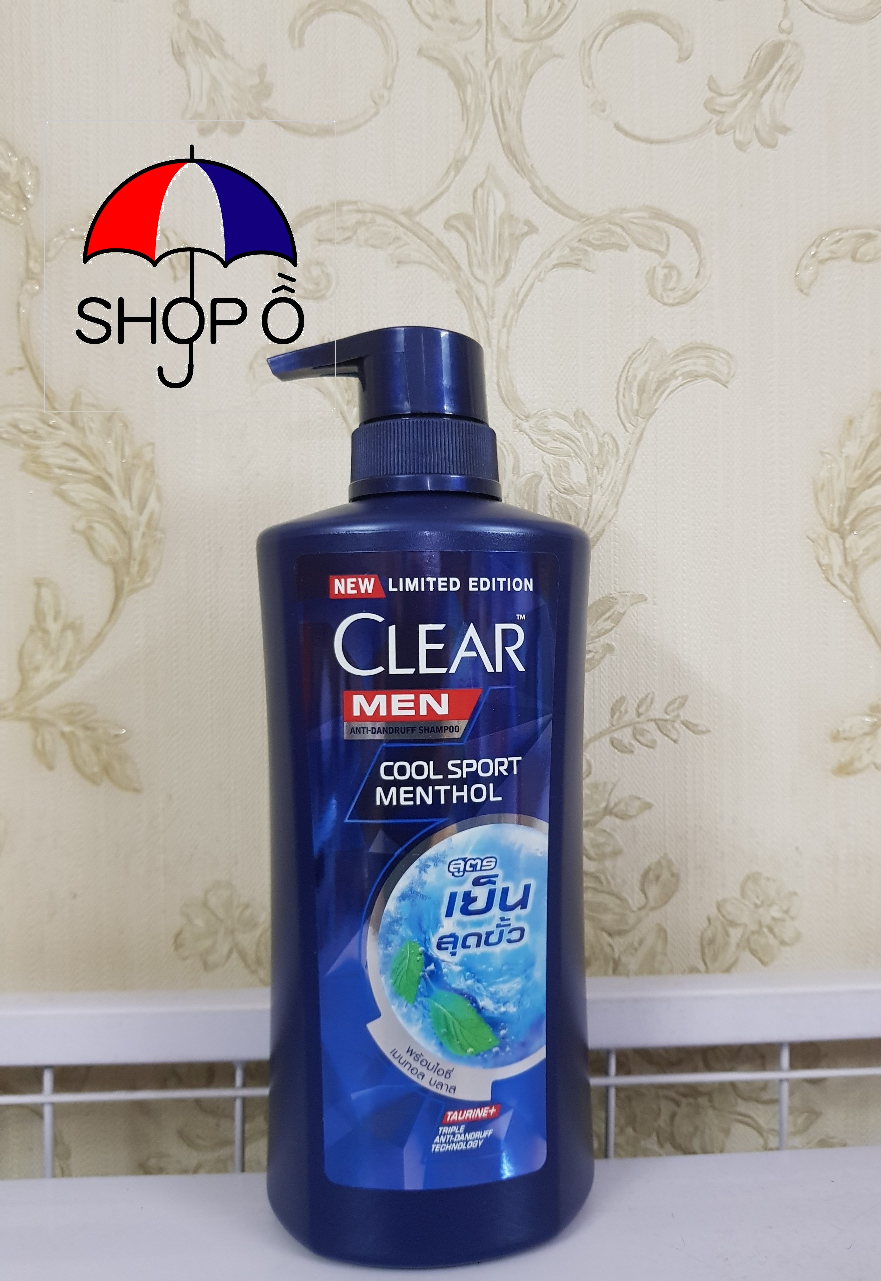 Dầu gội Clear men Thái Lan 450ml bạc hà mát lạnh