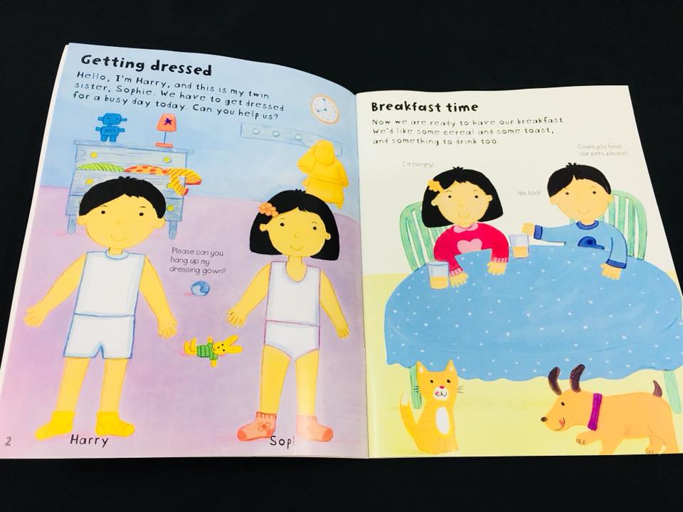 Usborne Sticker Book - My day