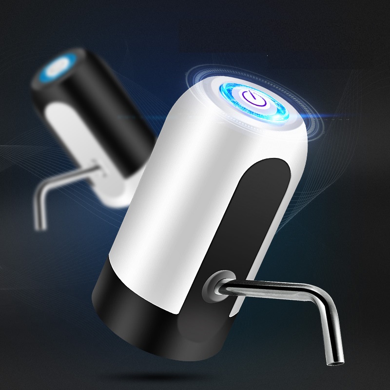 Bộ hỗ trợ bơm rót nươc tự động xài pin sạc -  Vòi bơm nước tự động Bình bơm rót nước tự động-  dụng cụ lấy nước