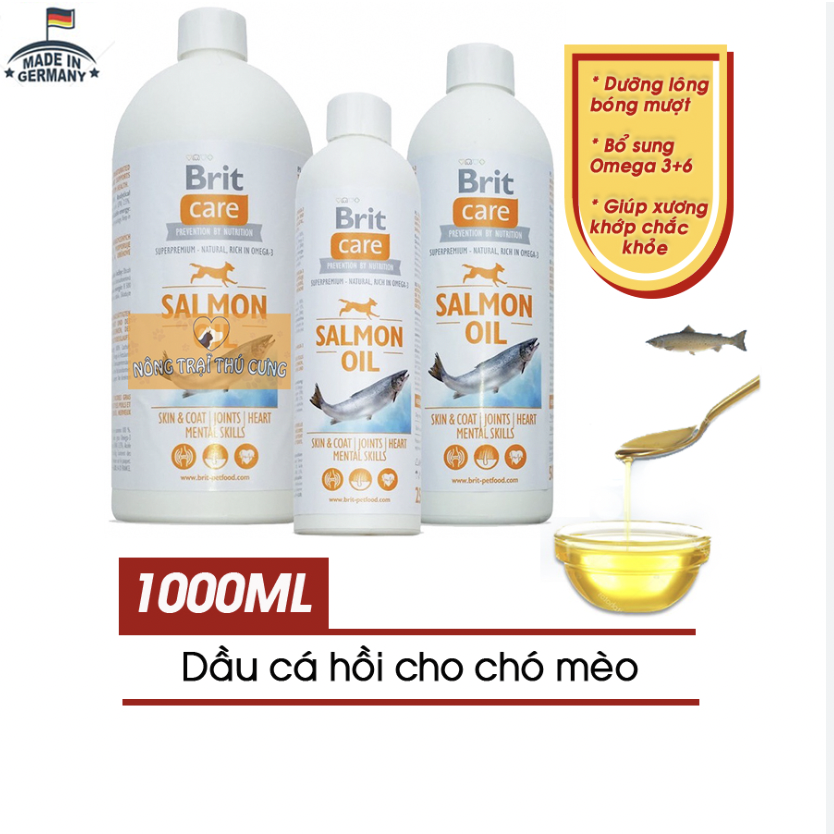 Dầu Cá Hồi Brit Care Cho Chó Mèo - Nhập Khẩu Đức