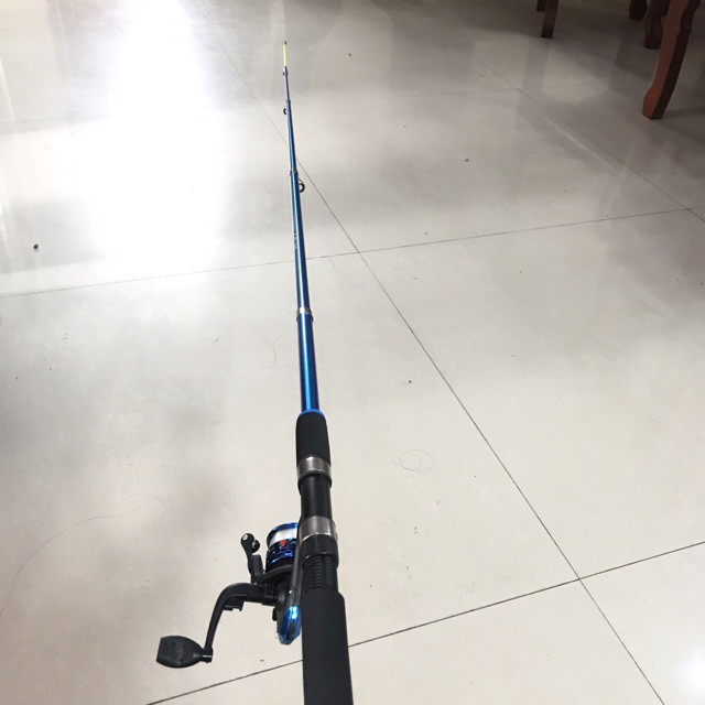 BỘ CẦN CÂU MÁY 2M1 KÈM 10 MÓN PHỤ KIỆN (rẻ vô địch)