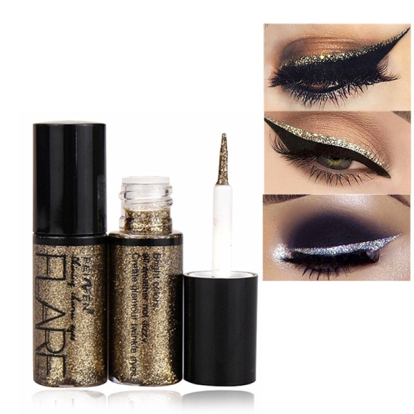 Professional Makeup Silver Rose Gold Color Liquid Glitter Eyeliner New Shiny Eye Liners for Women Eye Pigment Korean Cosmetics cao cấp
