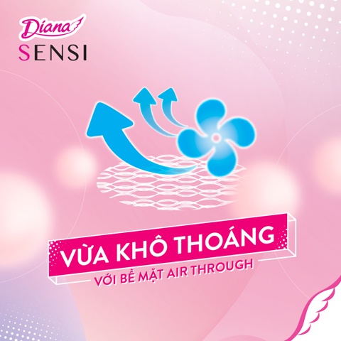 Băng Vệ Sinh Diana Sensi Siêu Mỏng Có Cánh - 8 Miếng (Che tên sản phẩm khi giao hàng)