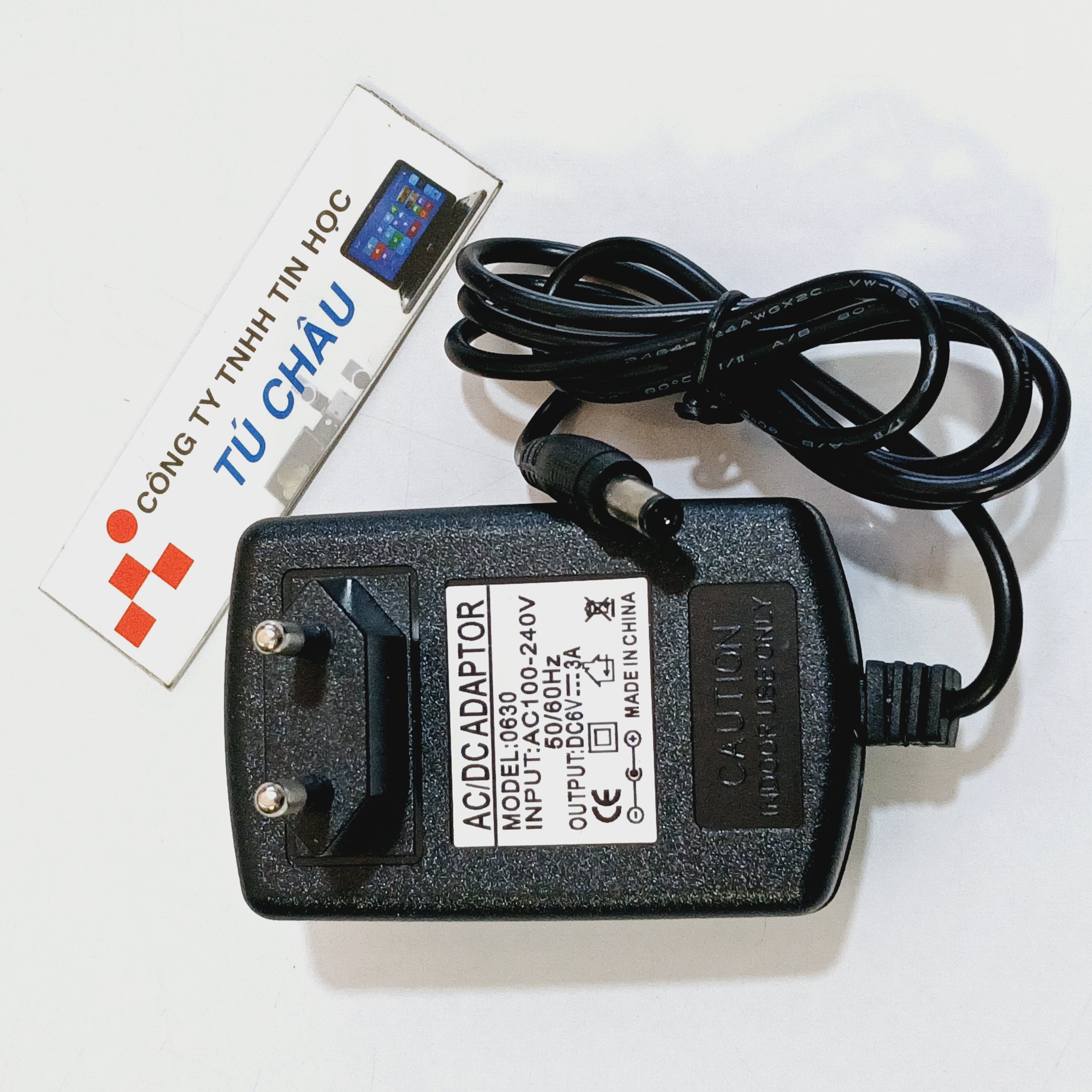 Adapter DC 6V - 3A ( Đầu cắm 5.5mm x 2.1mm)