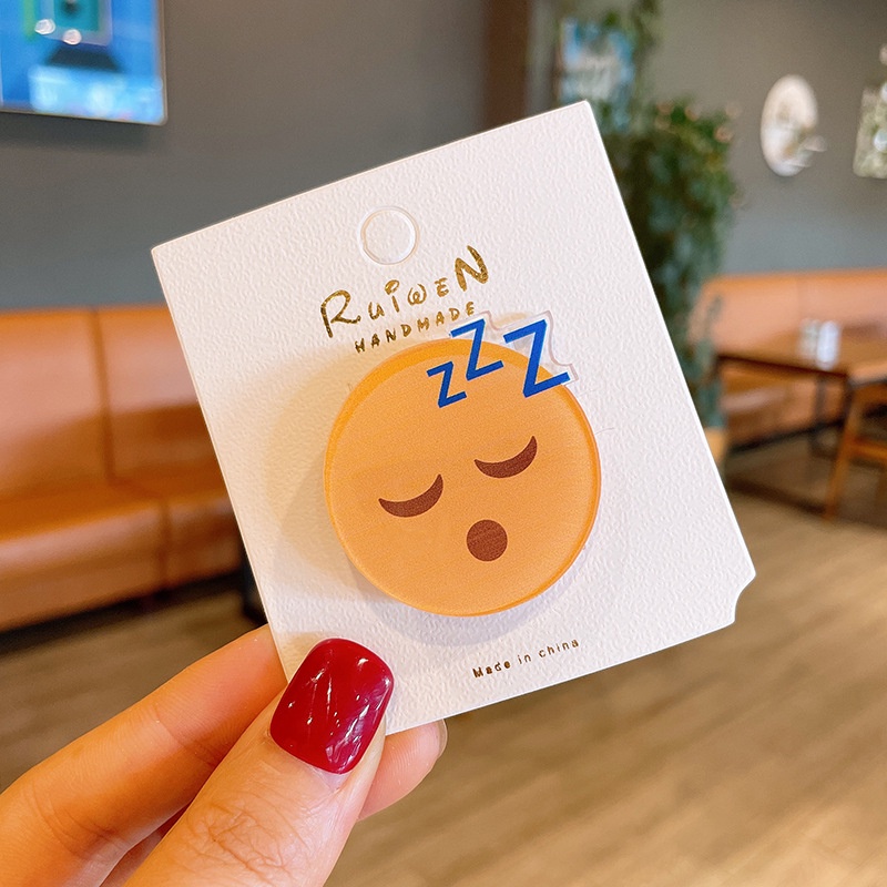 Kẹp tóc icon cảm xúc cu te