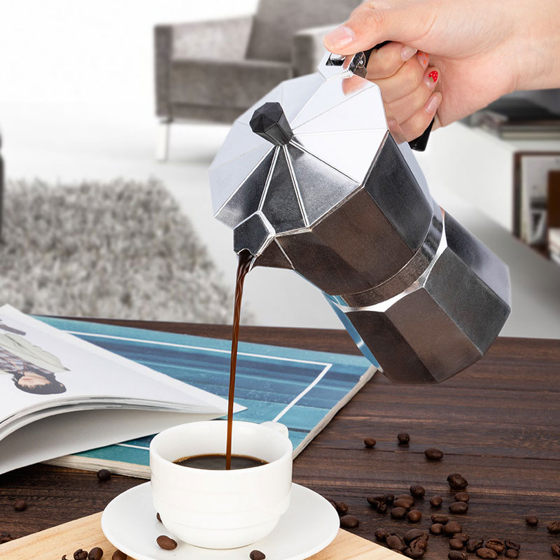 Bình Pha Cafe / Ấm Pha Cà Phê Moka / Bình Pha Cà Phê / Pha Cà Phê Phong Cách Ý  - Hàng Chính Hãng