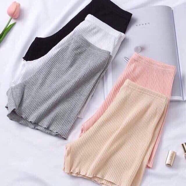 Quần Đùi Mặc Váy Tăm Tre Mẫu Mới 022[Brastore]
