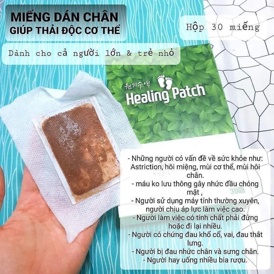 Korean Healing Patch Detox Patch That Absorbs Toxins from the Soles of the Feet