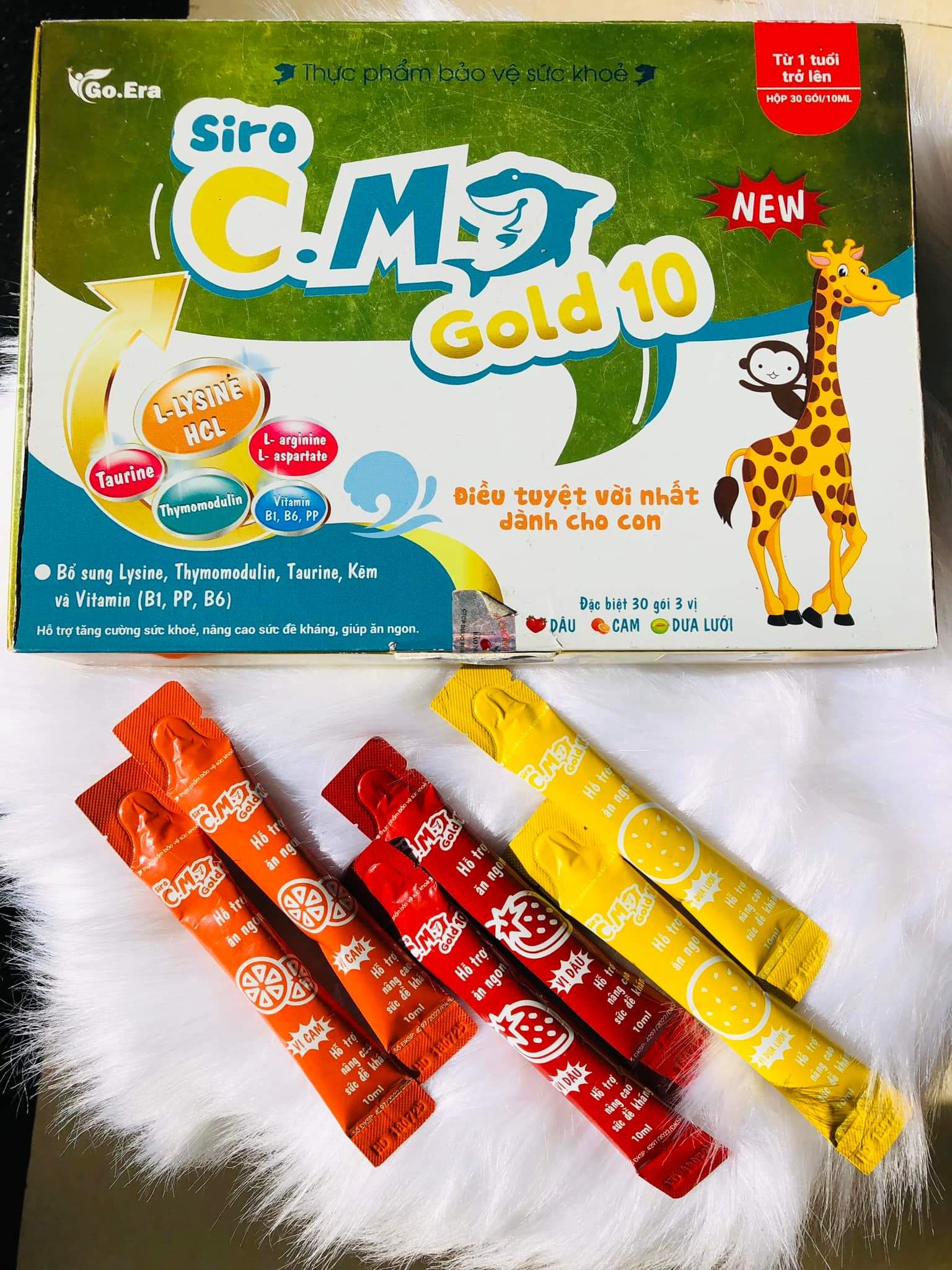 [HCM]Combo 3 Hộp Siro Cá Mập Gold 10 Mẫu Mới