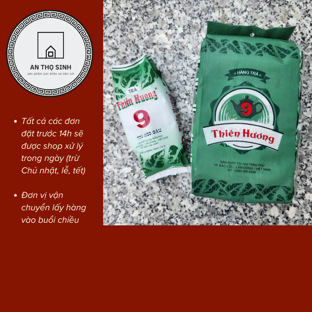 [Một bịch 420g] Trà Thiên Hương số 9 mẫu cũ dùng pha trà đường, trà đá chuẩn vị Miền Tây .