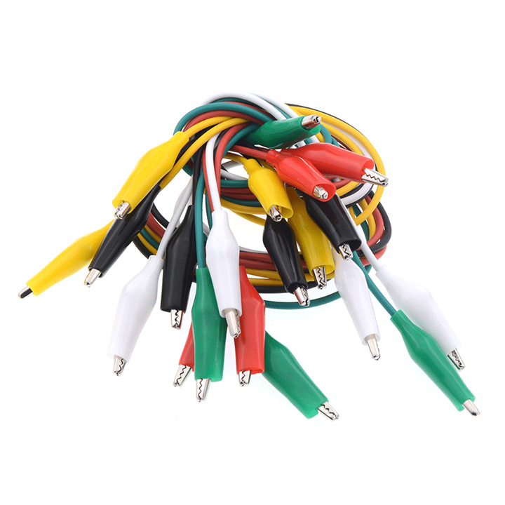 Bộ 10 Dây Điện Kết Nối Kẹp Cá Sấu